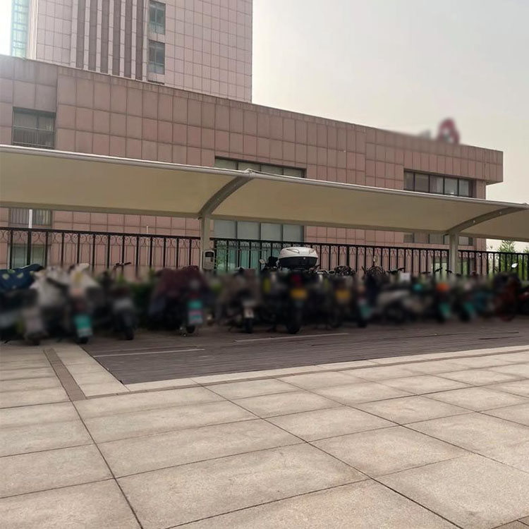 武邑县膜结构电动车棚